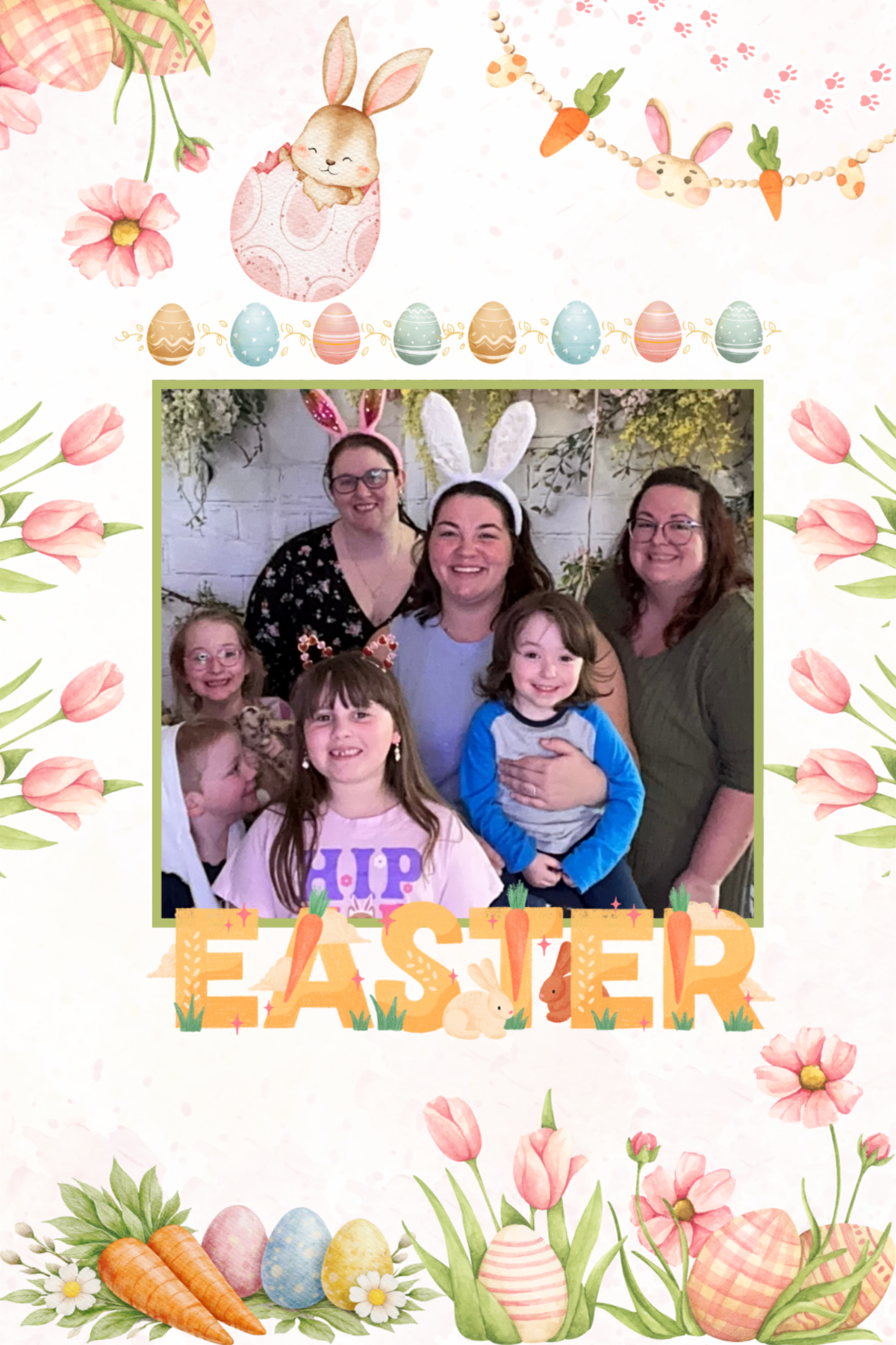 Pink and Pastel Watercolor Easter